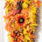 38"H Fall Oversized Sunflower Teardrop