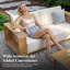Ensemble de conversation pour patio pour 6 personnes Wicker-2112383558