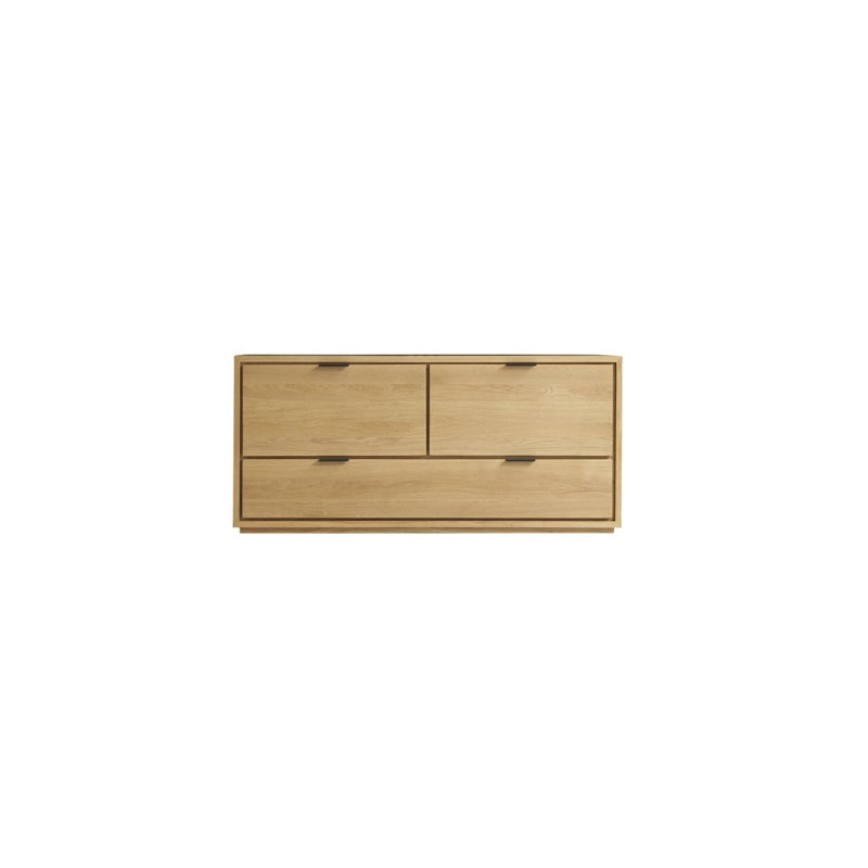 Senson Media Console, Natural Wood