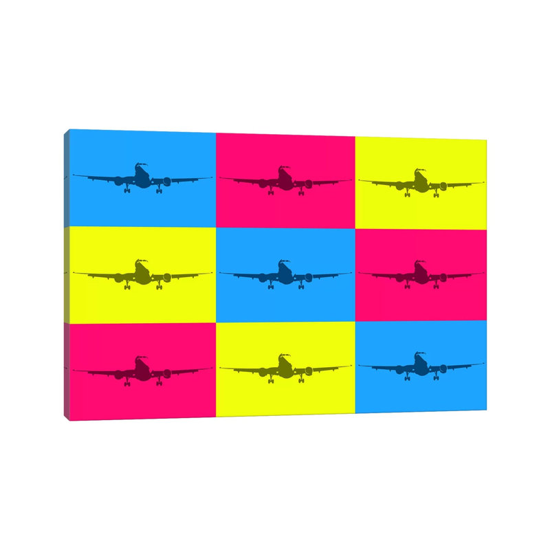 Fly With A Colour by 08 Left - Wrapped Canvas Print, 152.5 cm H x 101.5 cm W