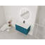 Meuble-lavabo mural 36 po avec lavabo en résine et 2 portes à fermeture en douceur (emballage KD)-725164139