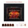 Uptown 23" Infrared Electric Fireplace Insert Heater with Trim Kit, Compatible with Alexa & Google, Remote Control