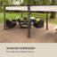 Blumfeldt Fabric Replacement Canopy for Pergola-43145429-43145430
