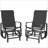 Outdoor Rockers Chair Set Of 2, Gliding Lounger Chairs With Ergonomic Support And Weather-Resistant Design For Patio And Garden Use-1255227816