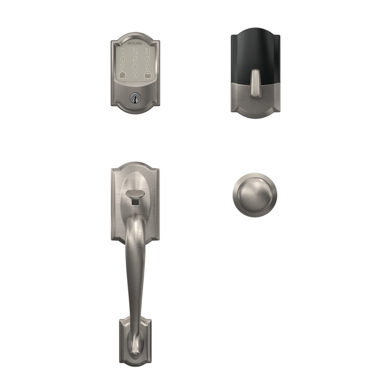 Encode Single Cylinder Smart Deadbolt, Nickel