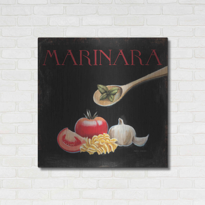 Italian Cuisine IV - Impression sur toile non encadrée, H 36 po x l 36 po x P 0,13 po