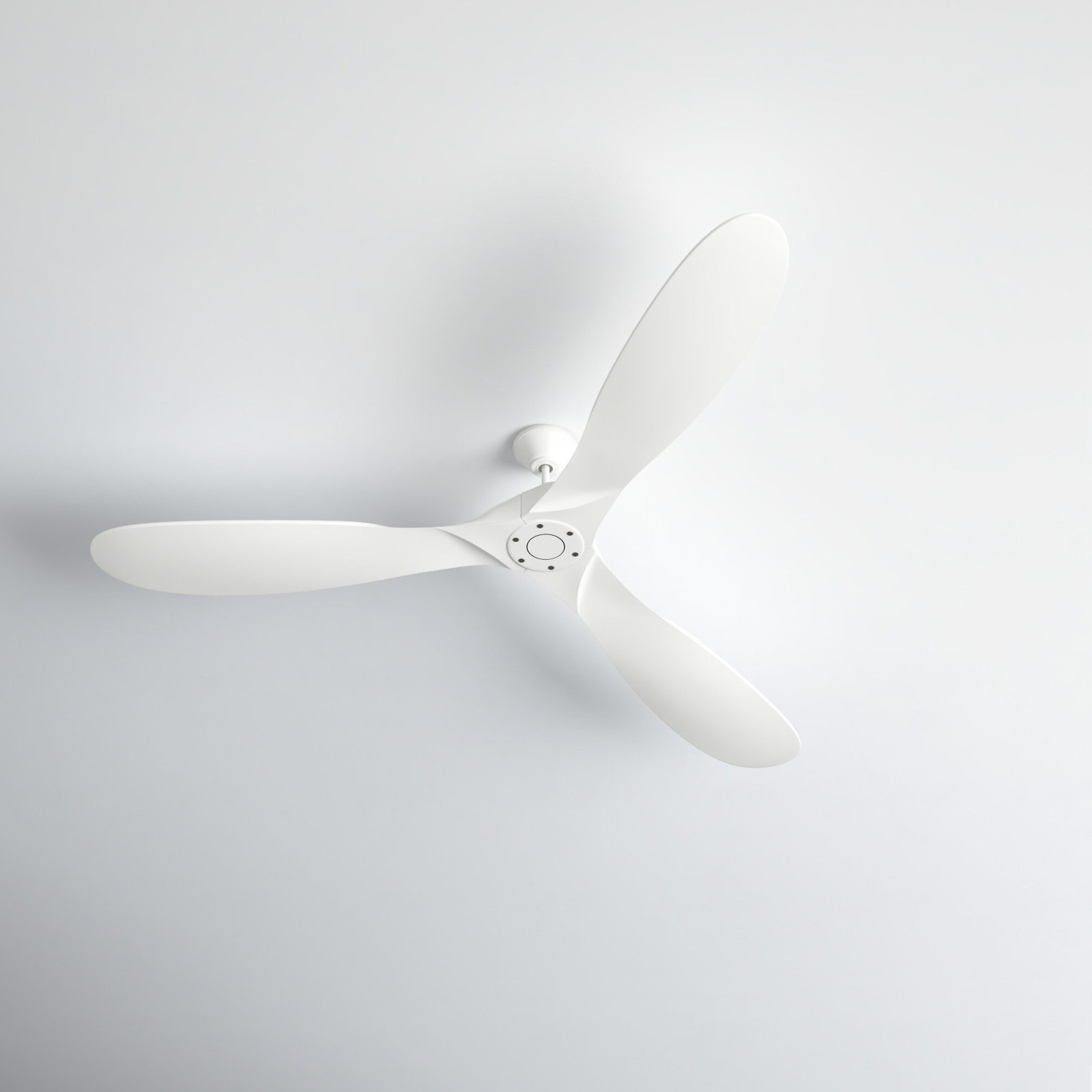 Obsidian 3 Blade Ceiling Fan, 88 inches, Matte White