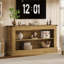 Meuble télé 63 po pour téléviseur de 75 po, meuble multimédia moderne avec rangement-2013131556