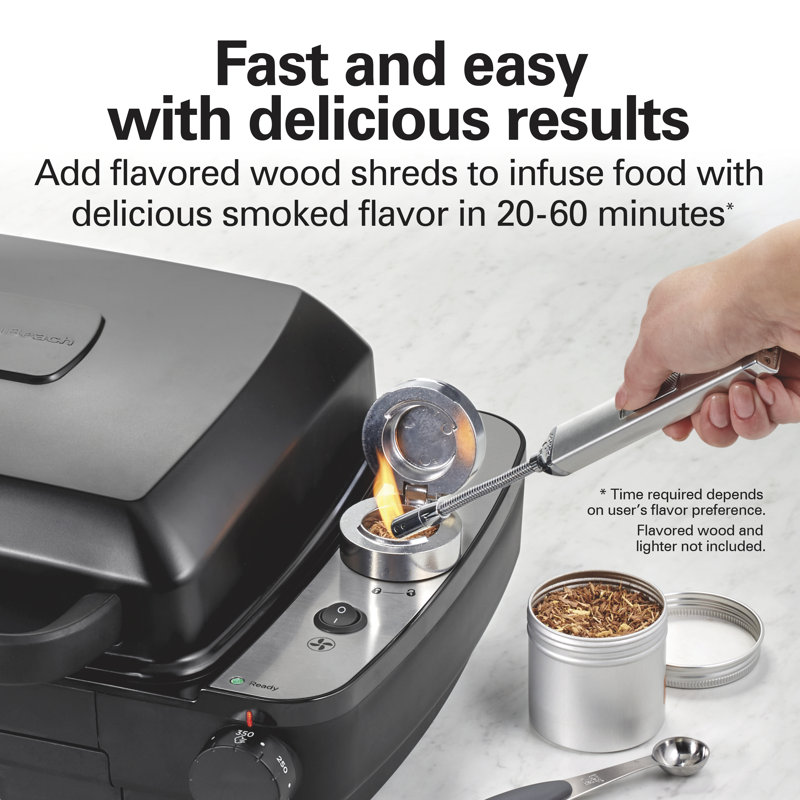 Hamilton Beach® Indoor Searing Grill With Hot/cold Smoke Infuser