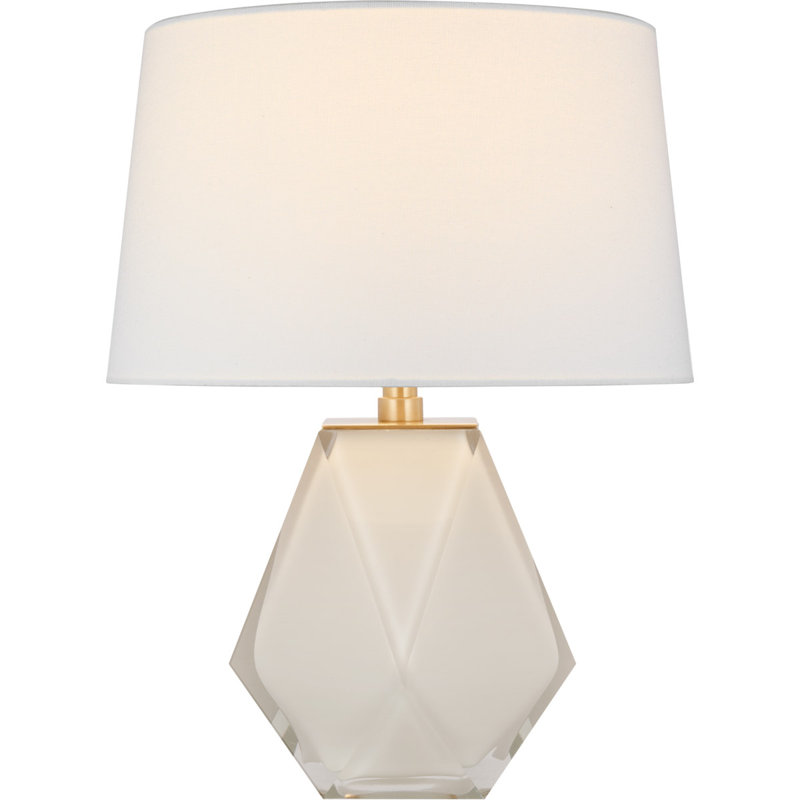 Chapman & Myers Gemma Table Lamp, Smoke, 16.5" H x 13" W x 13" D