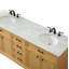 Ensemble de meuble-lavabo double 72 po Hermes-73360058