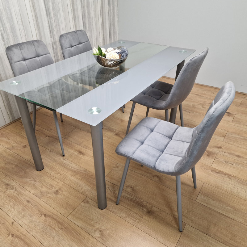Selig 4 - Person Dining Set, 75cm H x 120cm W x 70cm D