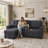 Convertible Storage L - Shaped Sofa
