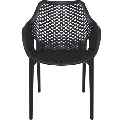 Chaise avec accoudoirs Air Black XL