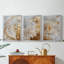 ABSTRACT Series CLxxxi - Toile tendue avec châssis sur mesure - 3 pièces-277987166-277987164