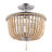 Norcott Solid Wood Semi Flush Mount-465187589