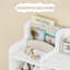 Rangement pour jouets, tablette à jouets avec 8 bacs de rangement, rangement pour salle de jeux, bibliothèque pour enfants, bibliothèque à 4 niveaux pour chambre d'enfant, chambre à coucher, salon, salle d'étude, chambre de bébé blanc-362053245