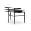 Bureau avec 1 tiroir et tablettes de rangement supérieures-67096644