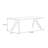 Modern Cherry Rectangular Solid Wood Dining Table-357989463