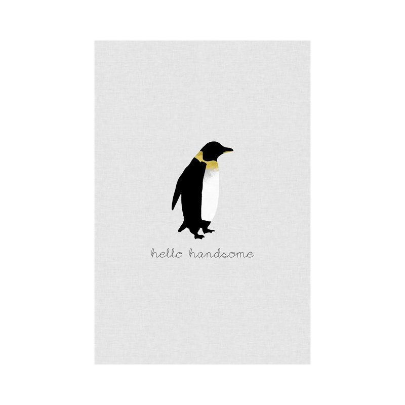 Hello Handsome - Wrapped Canvas Print, 30.48cm H x 20.32cm W x 1.91cm D