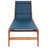 Lombardo Outdoor Eucalyptus Solid Wood Single chaise-92182551