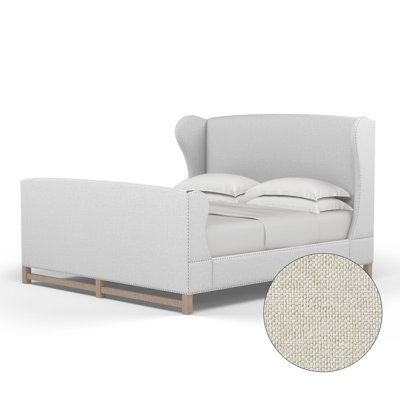 Herbert Upholstered Wingback Bed