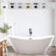 71" x 33" Freestanding Soaking Acrylic Bathtub-73719603
