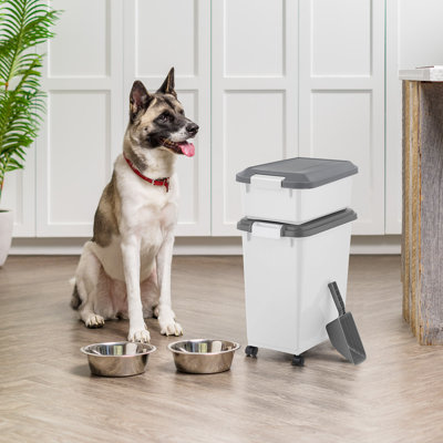 IRIS 41 lb Boîte hermétique pour animaux de compagnie