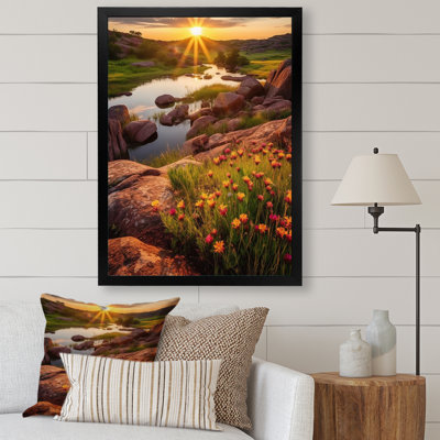 " Oklahoma Wichita Mountains Sunset "