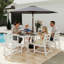 Parasol de patio 9 pi avec base-133047206