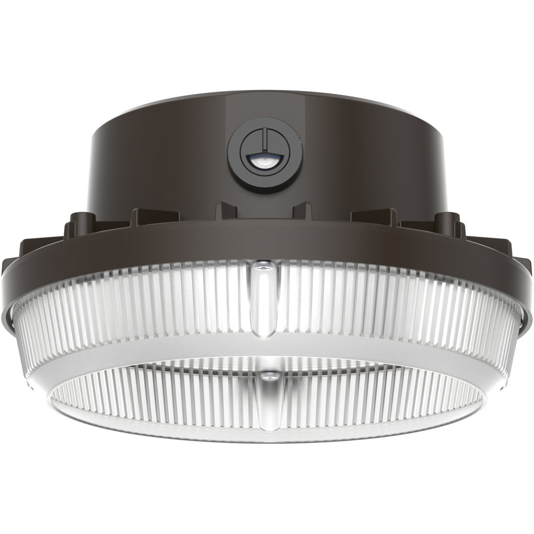 1 - Head LED Hardwired Dusk to Dawn Outdoor Security Area Light Lithonia Lighting