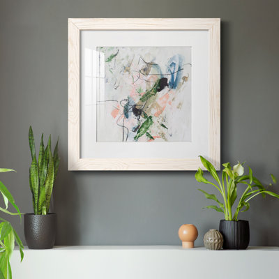 «Approche du printemps II», reproduction encadrée de qualité supérieure - prête à être accrochée