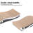 Cat Scratcher Cardboard Cat Scratch Pad With Premium Scratch Textures Design Durable Cat Scratching Pad Reversible