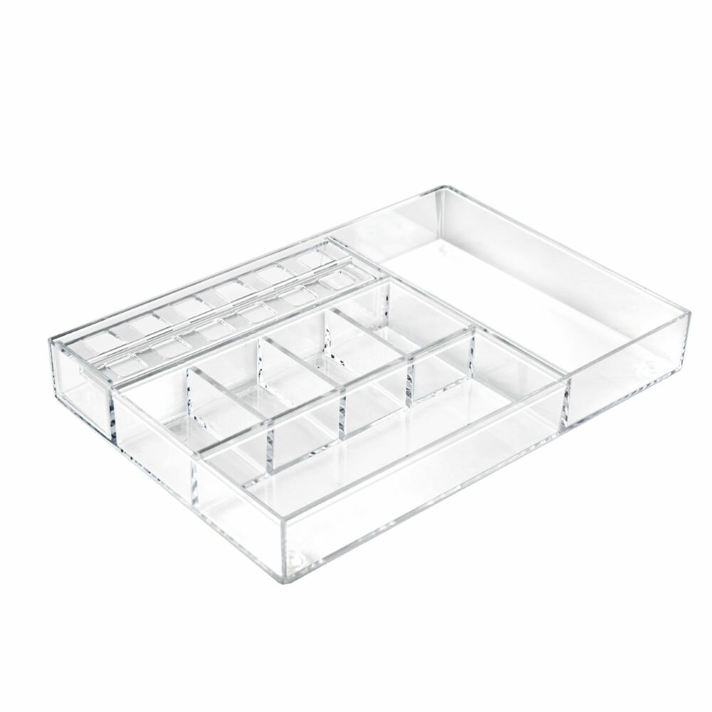 Azar Displays Large Clear Cosmetic Organizer for Counter with ...