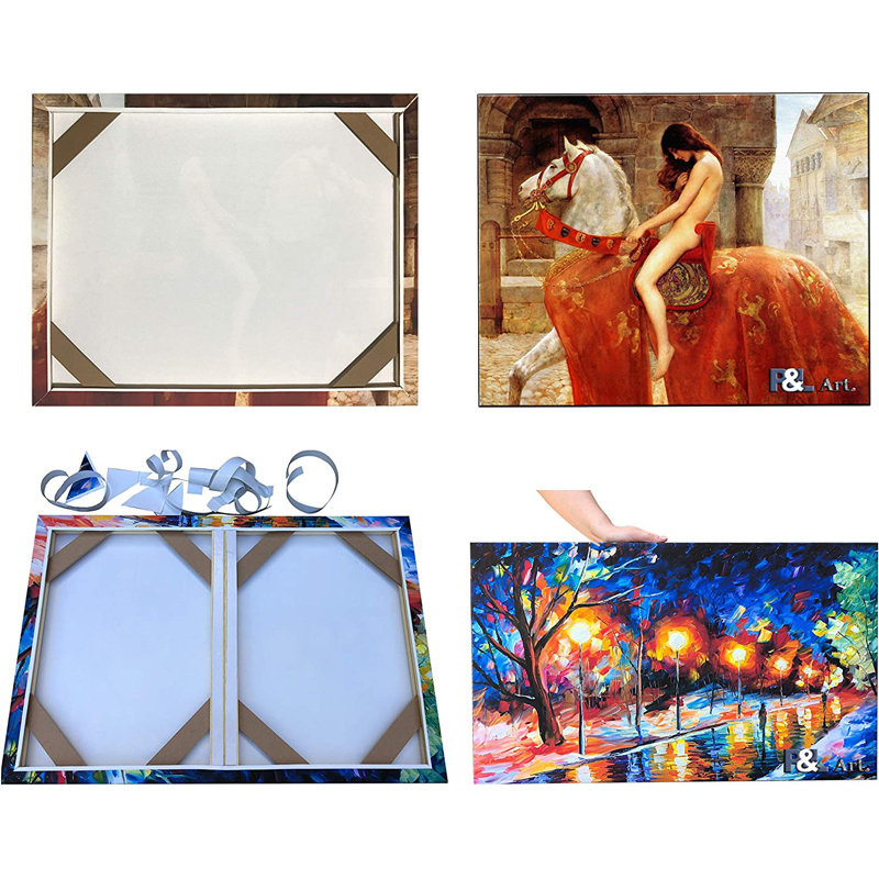 Wood Solid Wood Picture Frame - Set of 4, 10" x 20"
