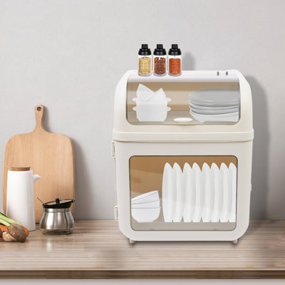 2 Tiers Kitchen Storage Cabinet Kitchen Utensil Storage Cabinet Kitchen Utensil Organizer