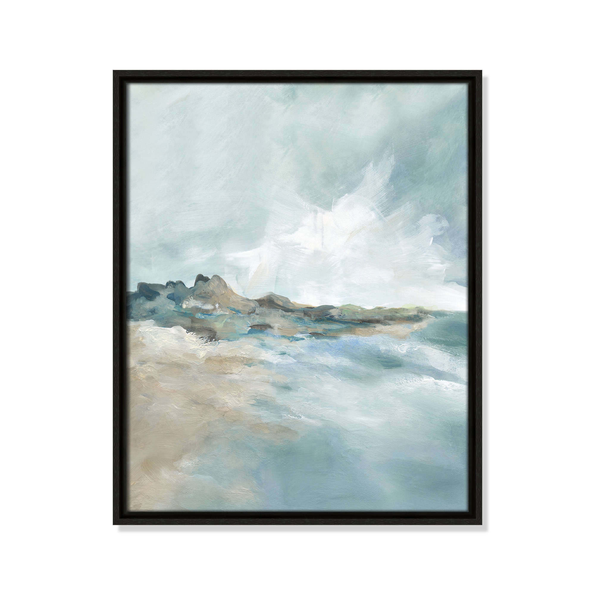 Sandpoint Print by Carol Robinson, 21.5" H x 17.5" W, Espresso