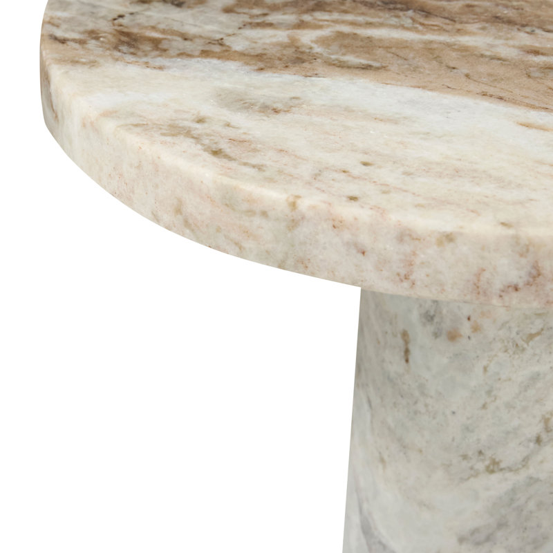 Table basse Doxander, Blanc / Brun
