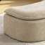 Repose-pieds l 34,45 po rembourré en forme de lune sans assemblage requis-2112152851