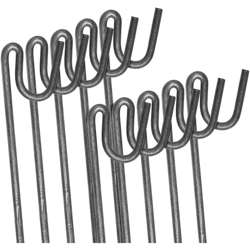 Y&M Living Black Steel Line Post