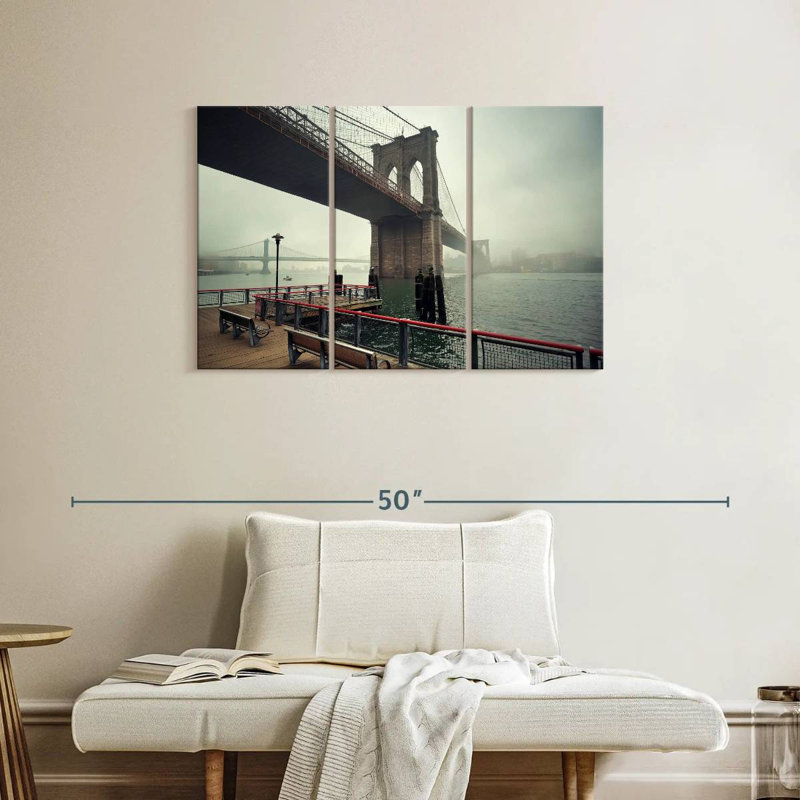 Lilie NYC Bridge, 24" H x 38" W