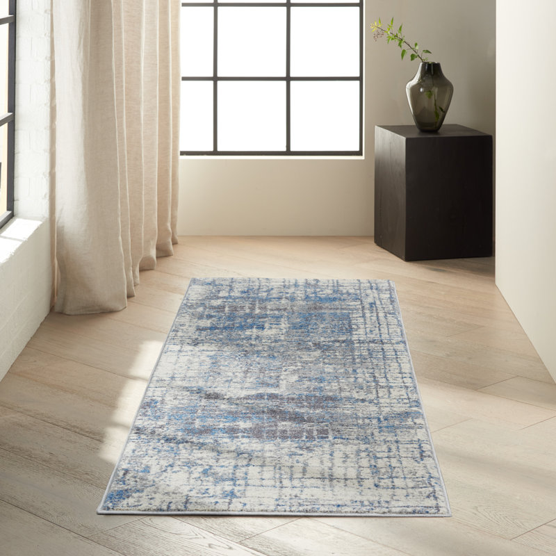 Torrent Abstract Indoor Rug, Runner 2'2" x 7'3"
