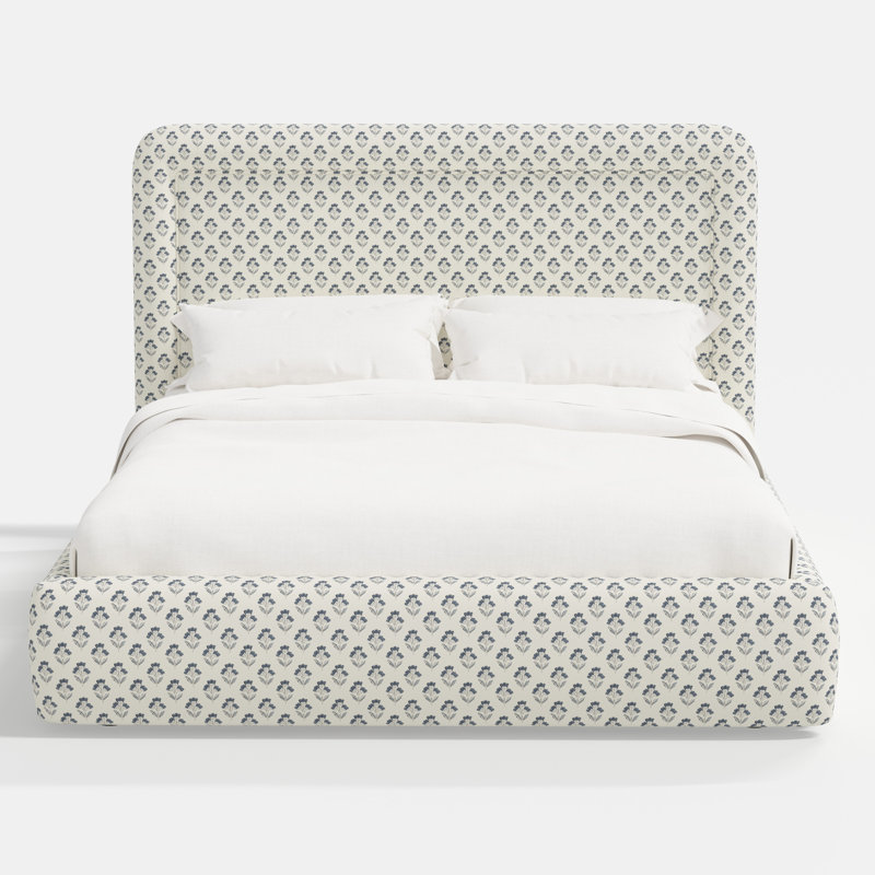 Stoffer Home x Cloth and Co. Marisa Bed, Queen, Francie Blue