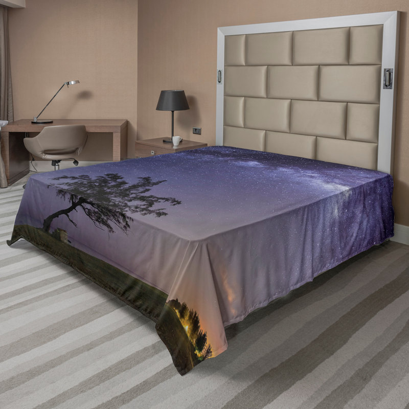 Drap plat Ambesonne, Drap plat pour très grand lit californien