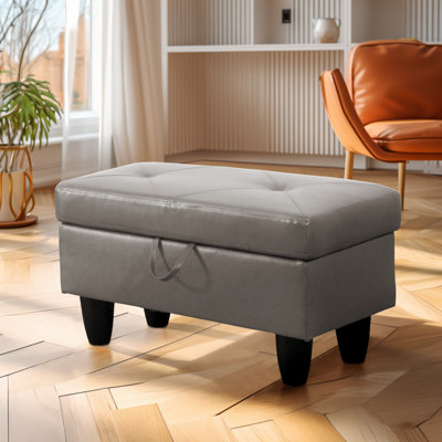 Storage Ottoman Bench Storage Chest for Sofa Couch Bedroom End of Bed Living Room by Coastrail Outdoor