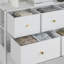 Commode double 5 tiroirs l 39,4 po-88306023