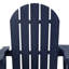 Ensemble de chaises d'extérieur en poly Adirondack avec plateau de connexion et porte-gobelet-182921174