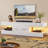 Kruszewski 60 inch  Glossy TV Stand Fits TV Up to 65 inch with Drawer and LED Light Stone Grain Media Console-1955815686