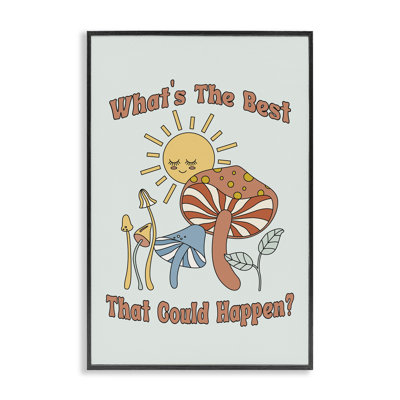 «Best Thatrait Happen», estampe numérique encadrée par JJ Design House, LLC.
