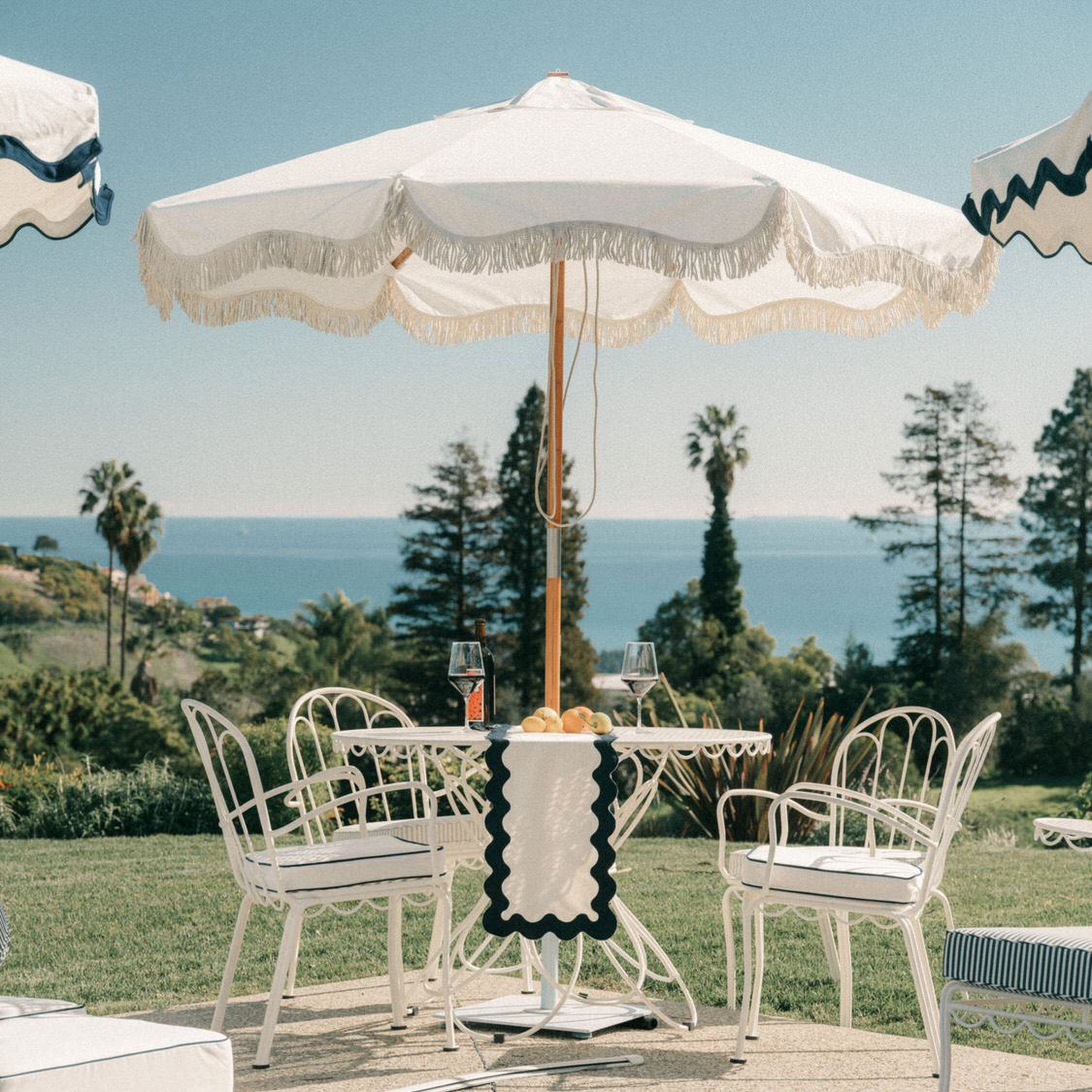 7' Umbrella, White